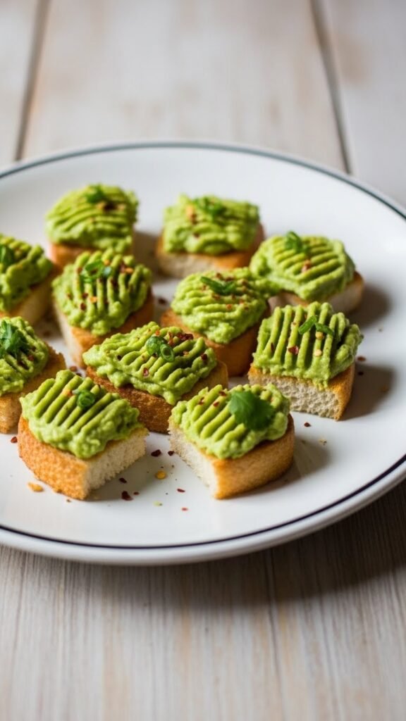 Shamrock Toast Bites