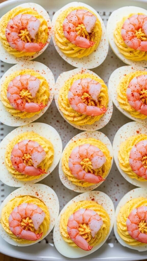 Shrimp Deviled Eggs