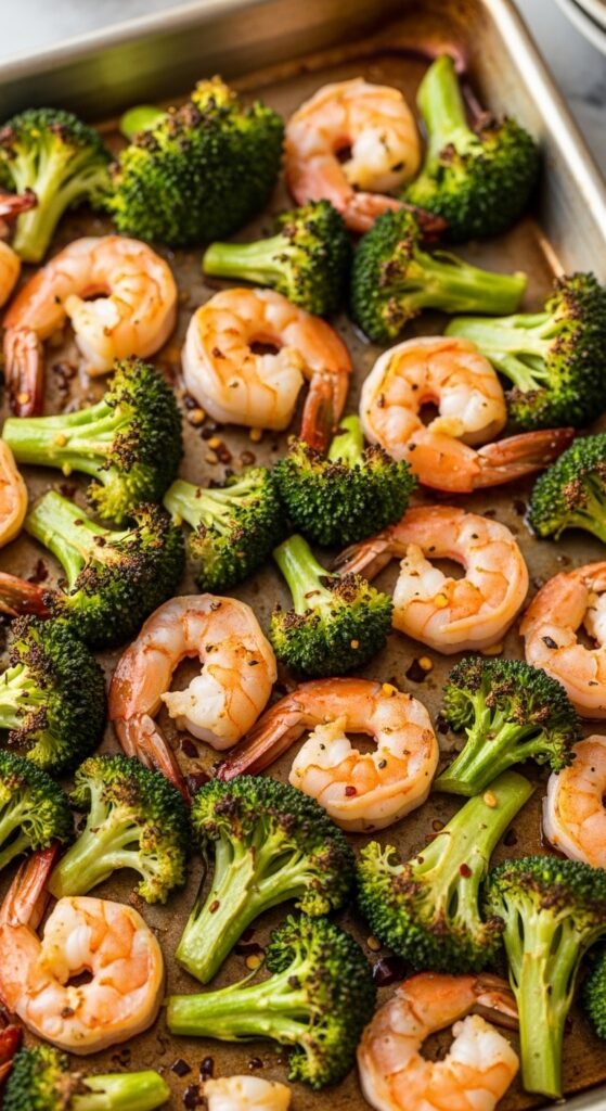 Shrimp and Broccoli Bake