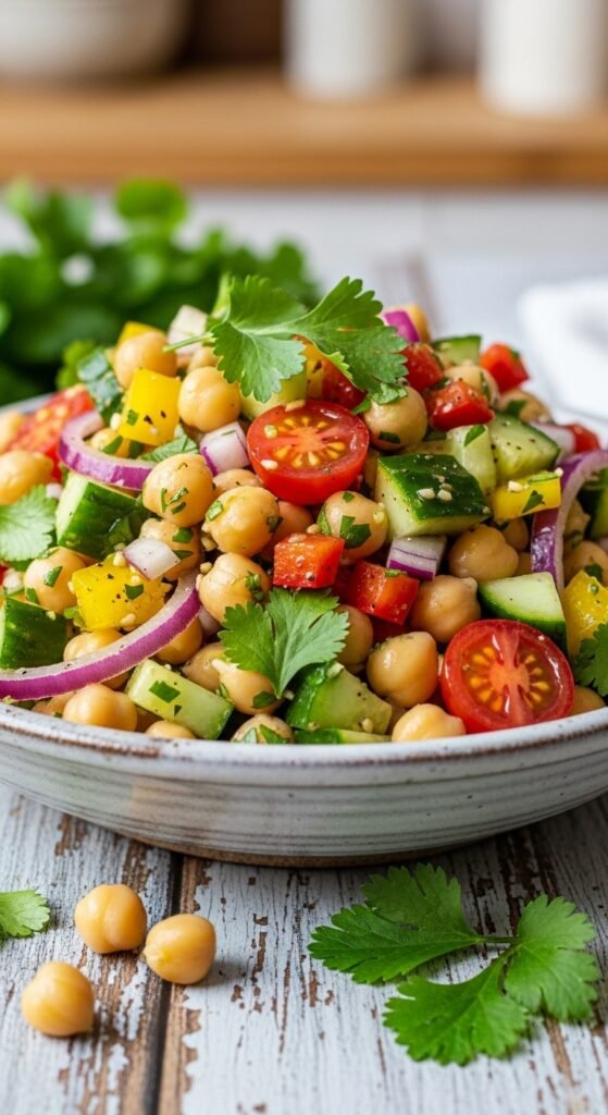 Simple Chickpea Salad