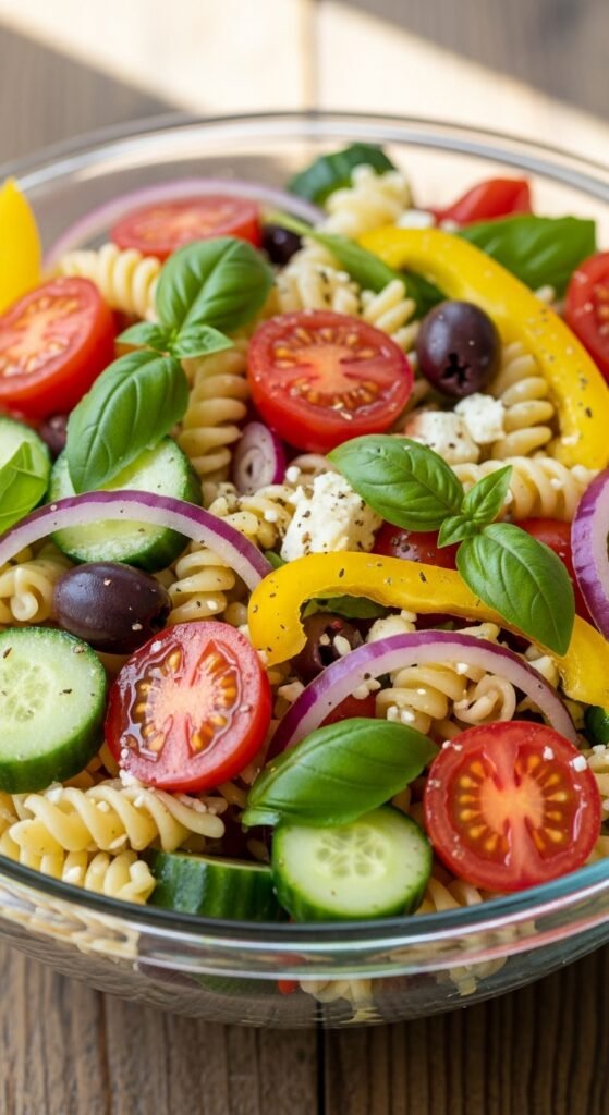 Warm Spring Pasta Salad