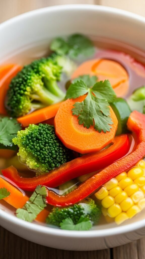 Simple Spring Vegetable Soup