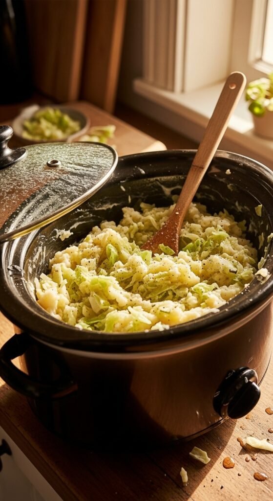 Slow Cooker Colcannon-Style Potatoes