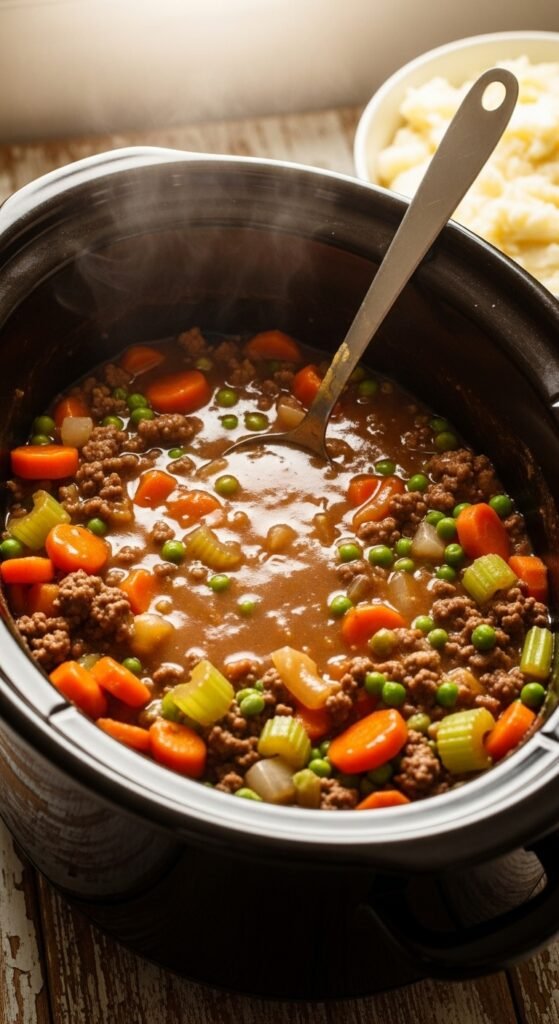 Slow Cooker Shepherd’s Pie Filling