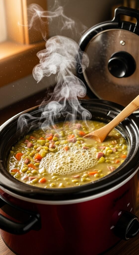 Slow Cooker Split Pea Soup