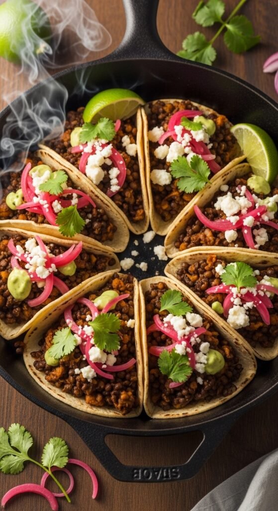 Smoky Lentil Tacos