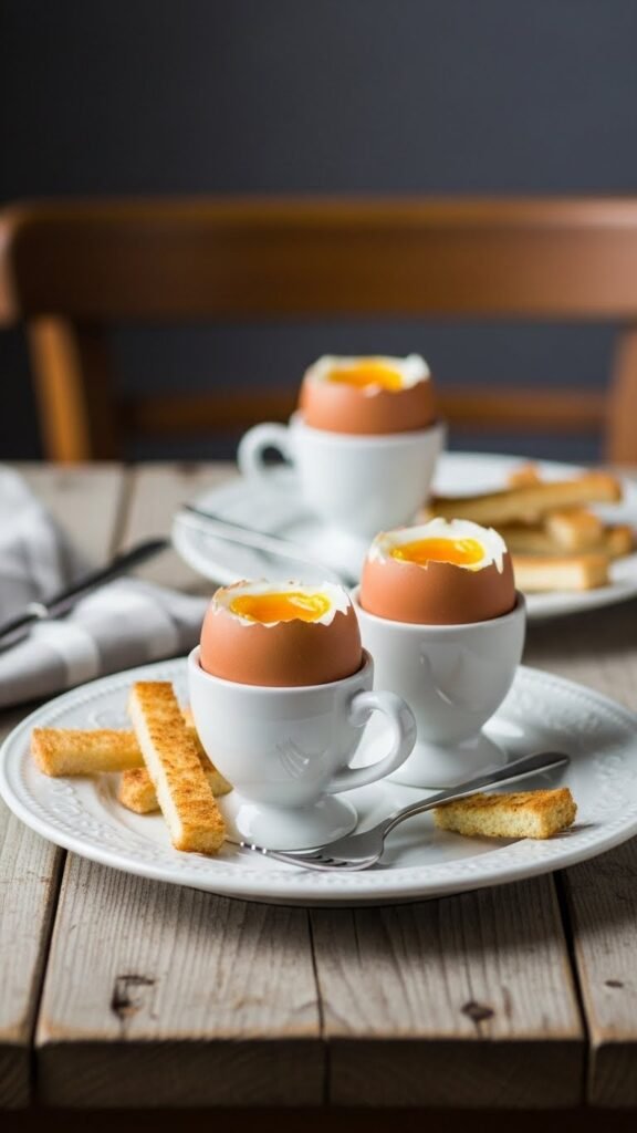 Soft-Boiled Eggs with Toast Soldiers