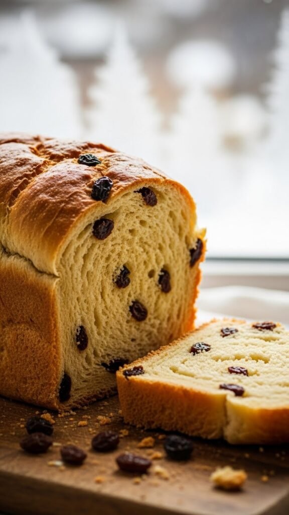 Soft Vegan Raisin Bread