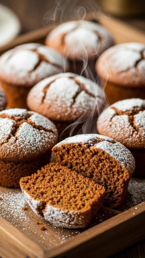 Spiced Gingerbread Muffins