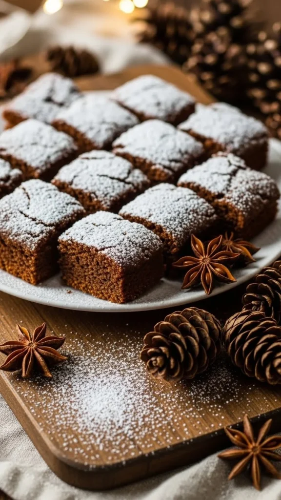 Spiced Gingerbread Snack Bars