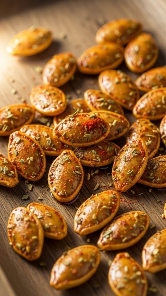 Spiced Roasted Pumpkin Seeds