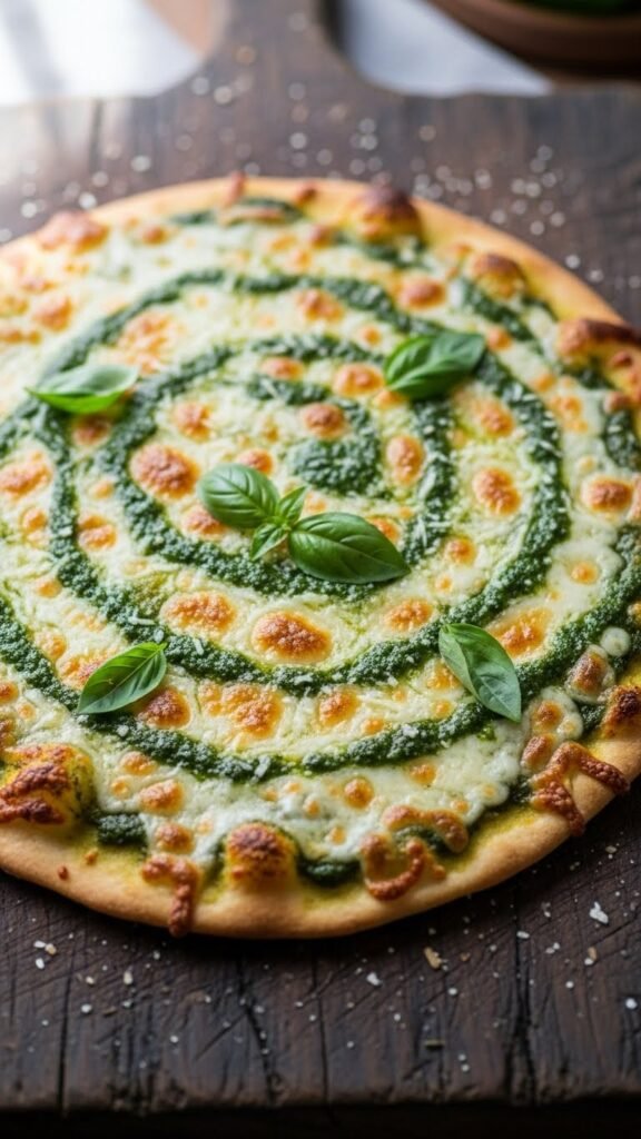 Spinach Pesto Flatbread