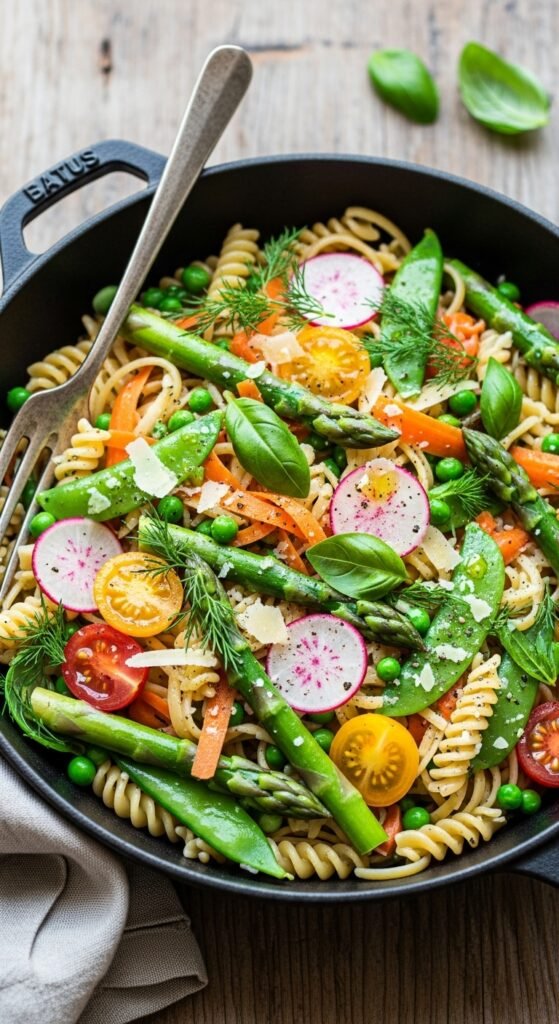 Spring Vegetable Pasta Pot