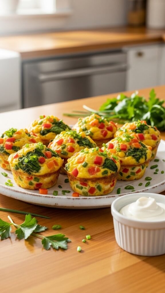 Spring Herb Egg Muffins