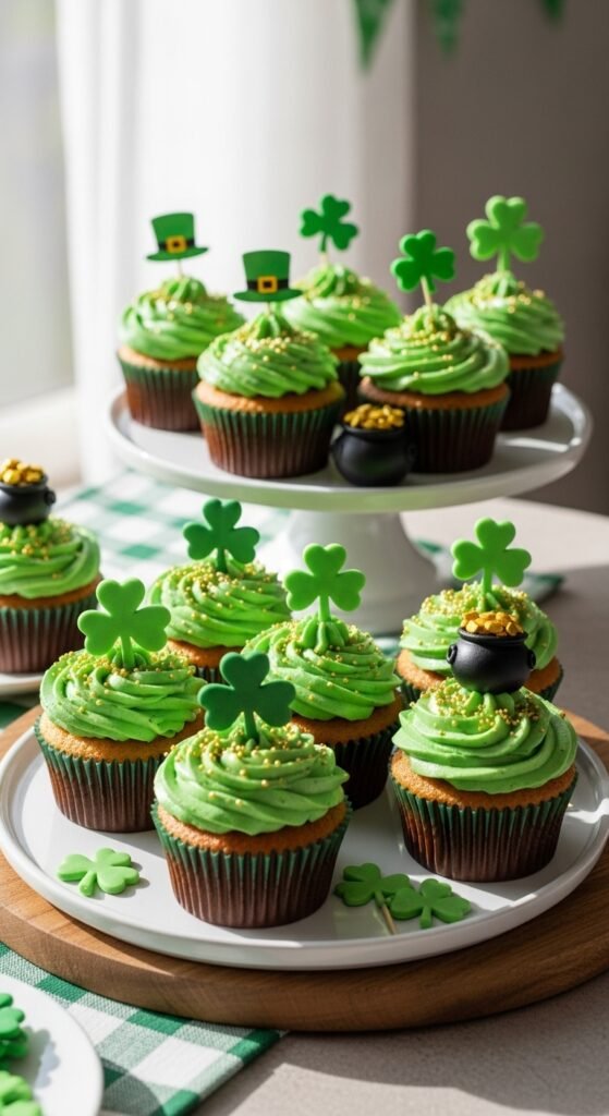 St Patrick’s Day Cupcakes