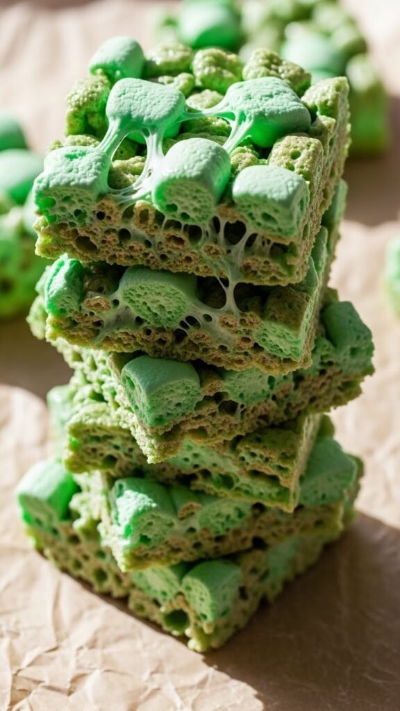 St Patrick’s Day Rice Krispie Treats
