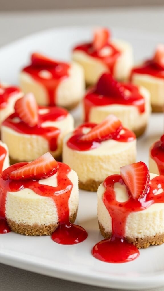 Strawberry Cheesecake Bites