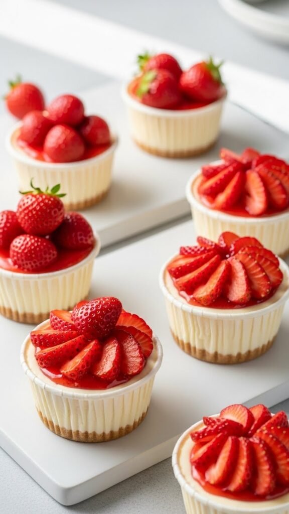 Strawberry Cheesecake Cups