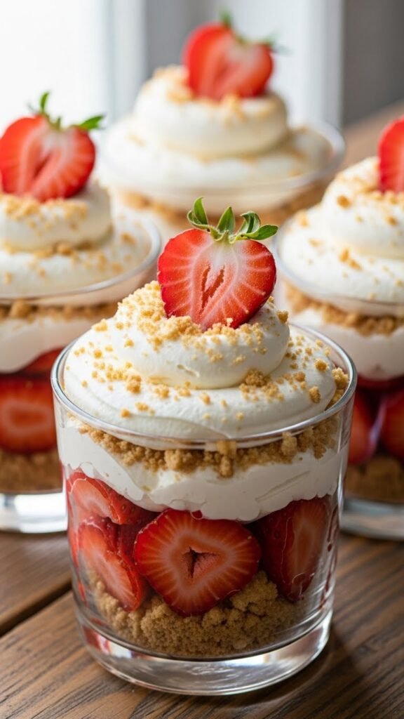 Strawberry Shortcake Cups