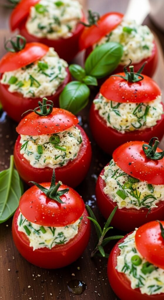 Stuffed Cherry Tomatoes
