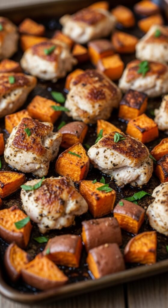 Sweet Potato Chicken Tray