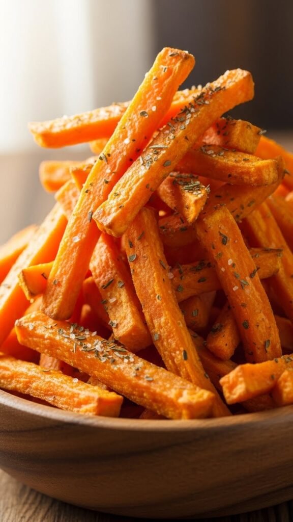 Sweet Potato Fries with Herb Salt