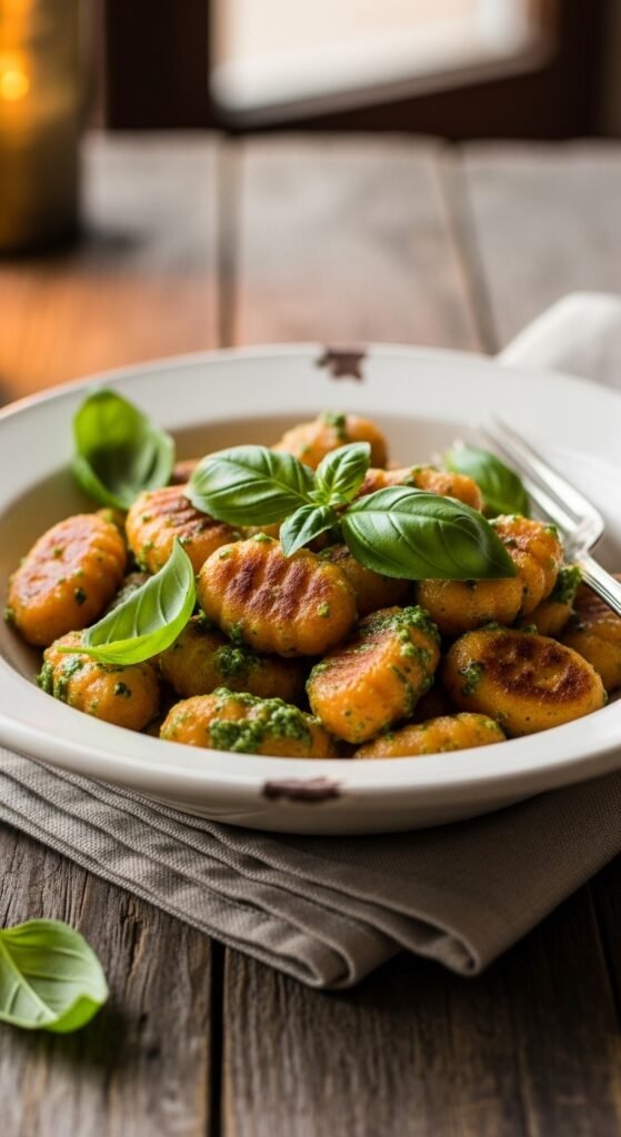 Sweet Potato Gnocchi Skillet