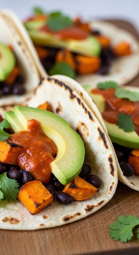 Sweet Potato and Black Bean Tacos