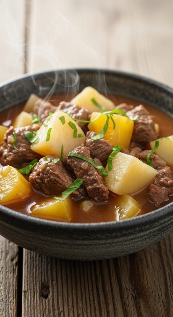 Traditional Turnip and Potato Stew