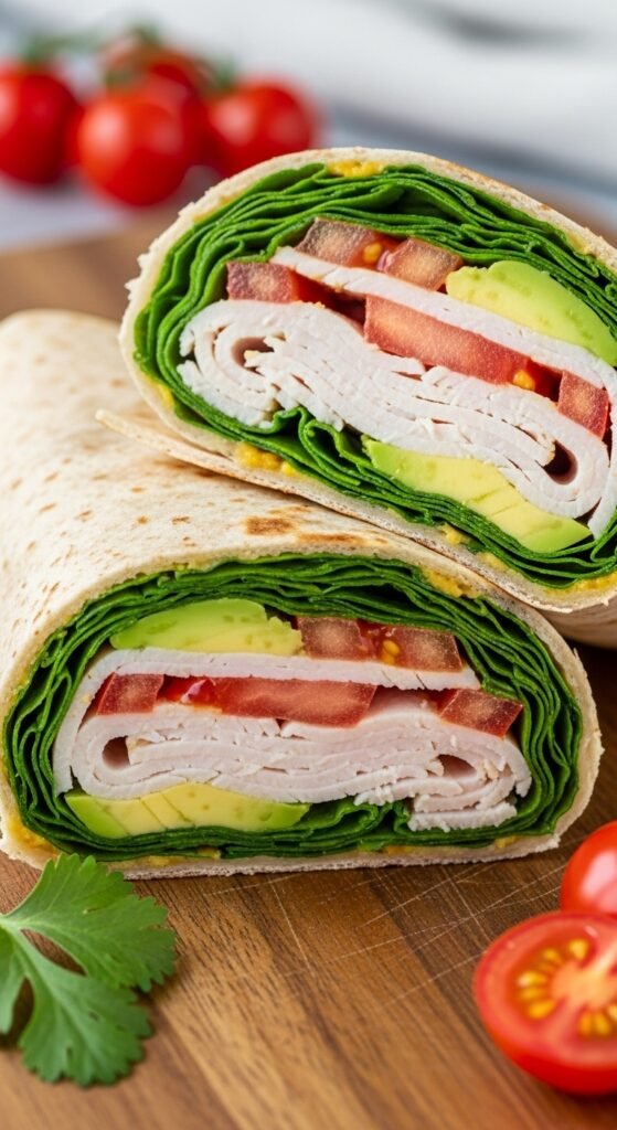 Turkey and Spinach Wrap