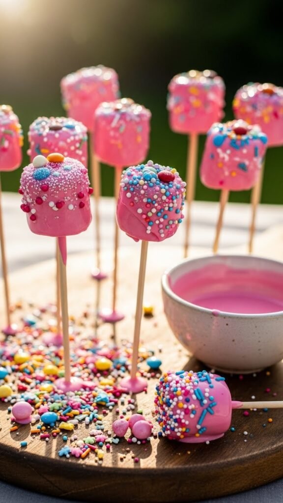 Valentine Marshmallow Pops