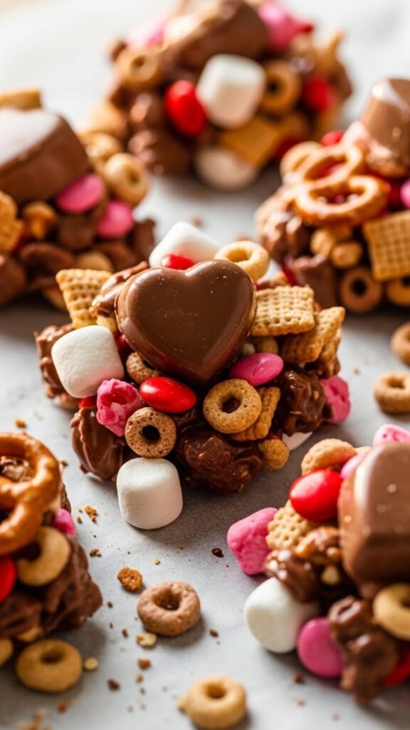 Valentine Trail Mix Clusters