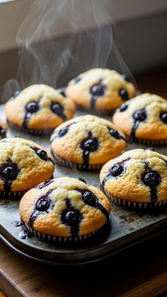 Vegan Blueberry Muffins
