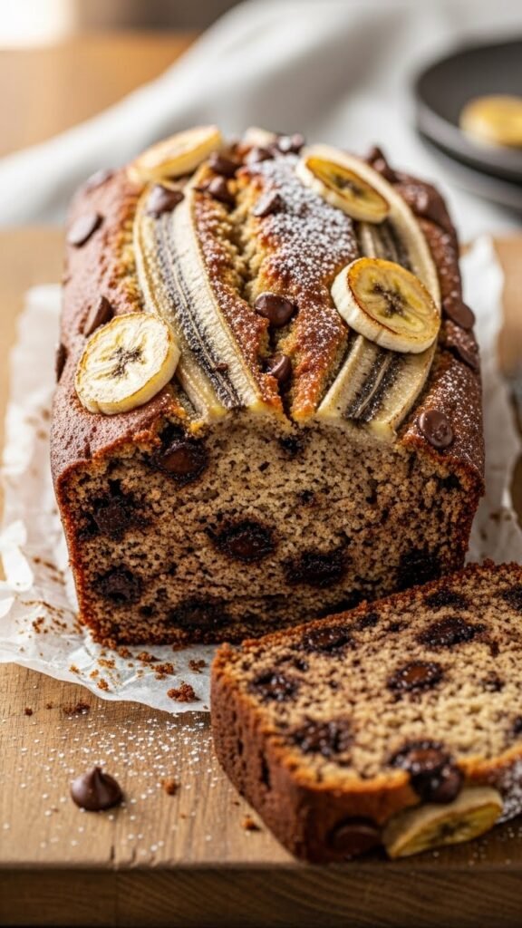 Vegan Chocolate Chip Banana Bread