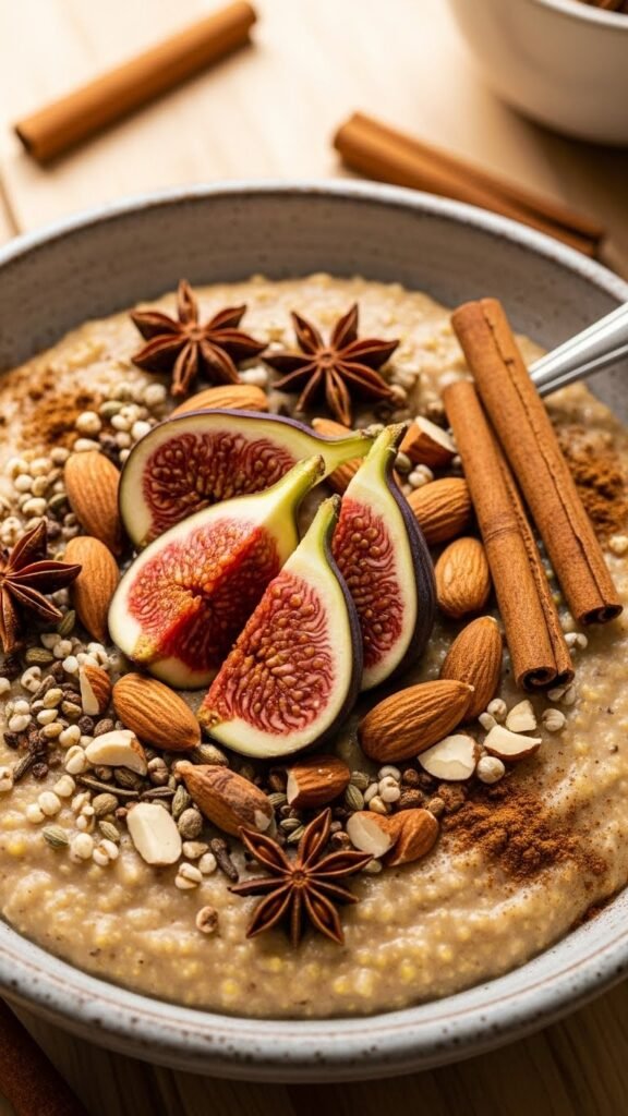 Warm Chai-Spiced Millet Bowl