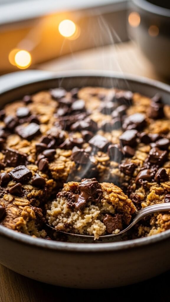 Warm Chocolate Oat Bake
