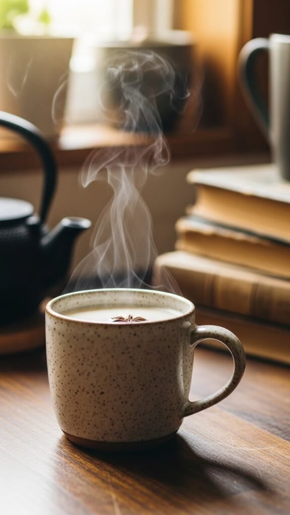 Warm Milk and Oat Drink