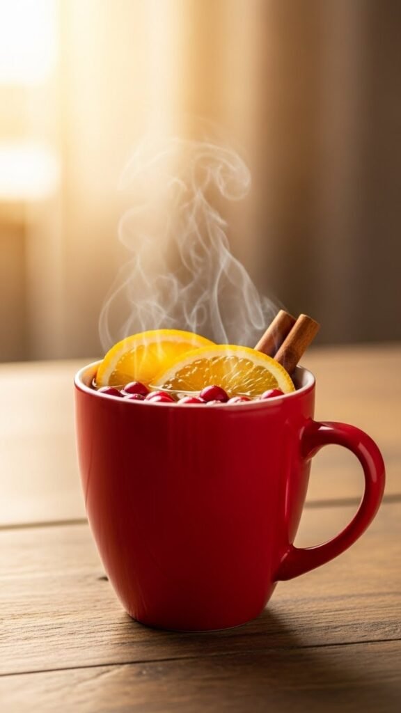 Warm Spiced Cranberry Drink