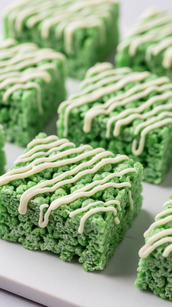 White Drizzle Clover Bars