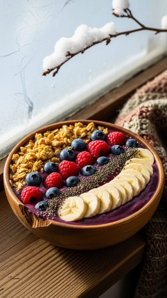 Winter Berry Smoothie Bowl