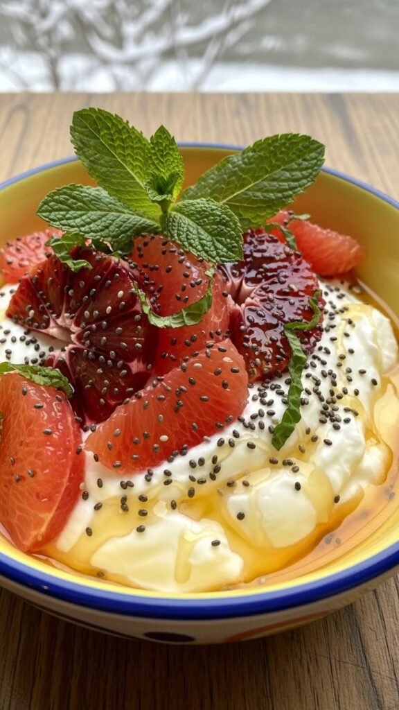 Winter Citrus Yogurt Bowl