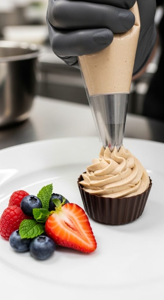 Assemble the Chocolate Dessert Cups