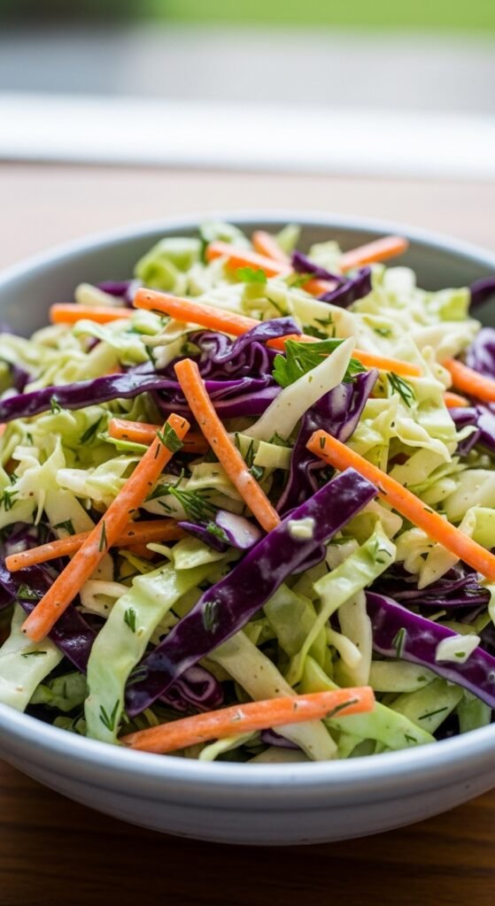 Cabbage and Carrot Slaw