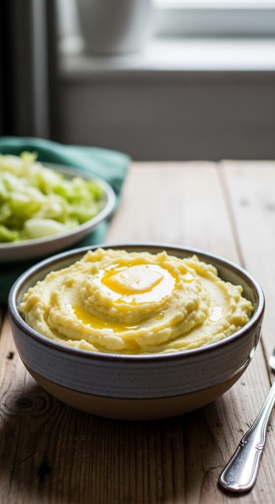 Colcannon with Buttered Cabbage