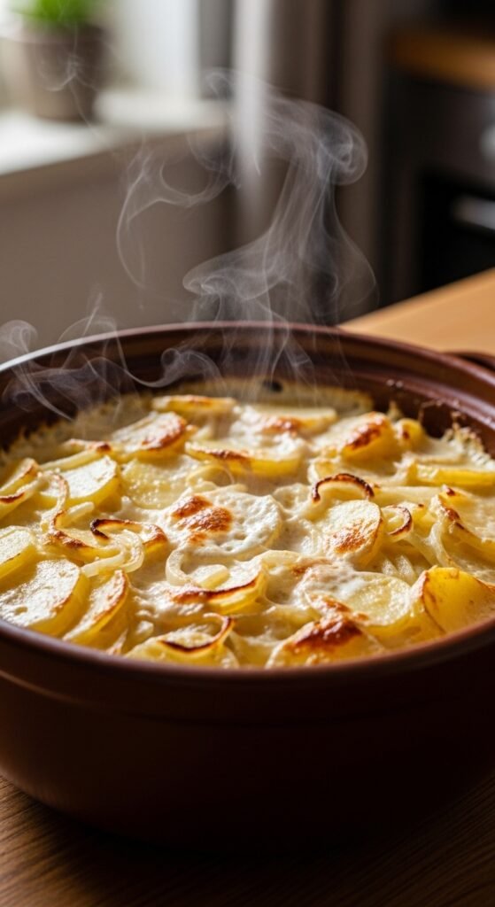Creamy Potato and Onion Supper Pot