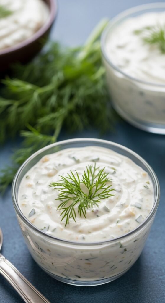 Creamy Dill Dip with Veggies