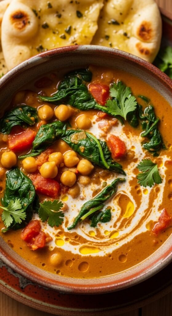 Spinach and Chickpea Curry