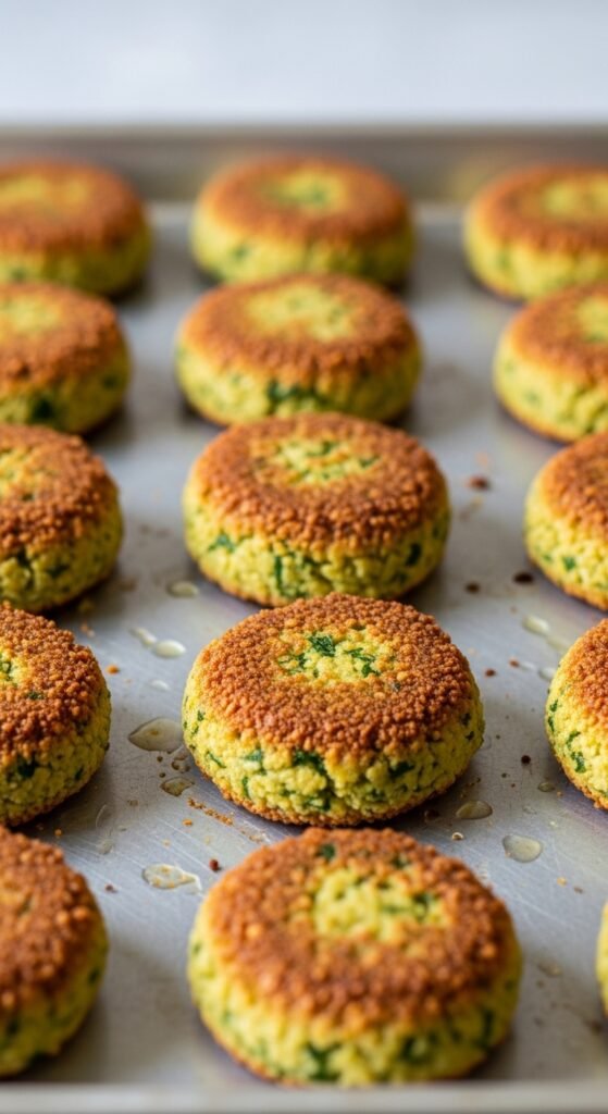 Baked Parsley Falafel Patties
