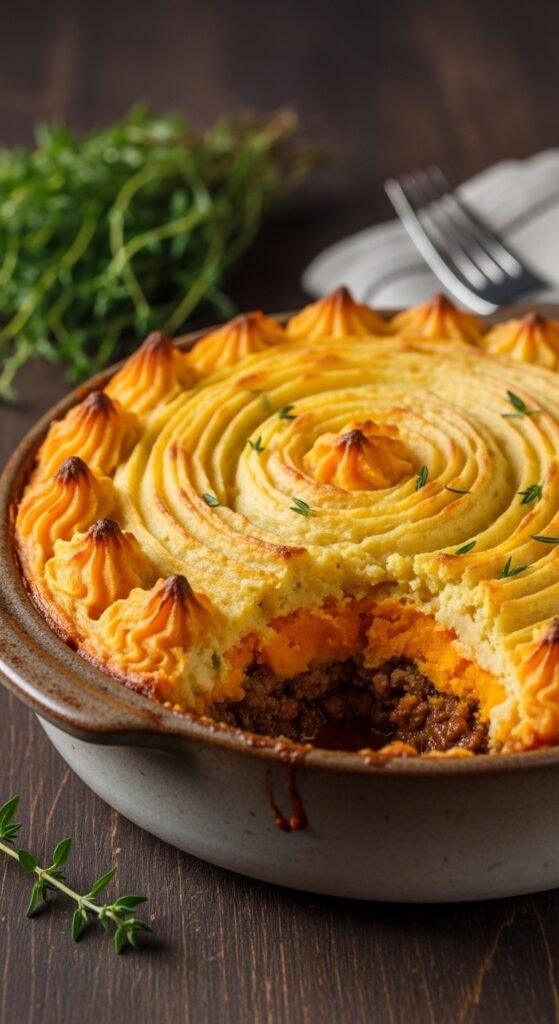 Cottage Pie with Vegetable Mash