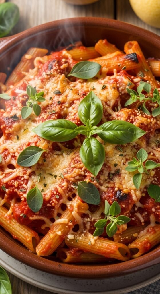 Tomato and Herb Baked Pasta
